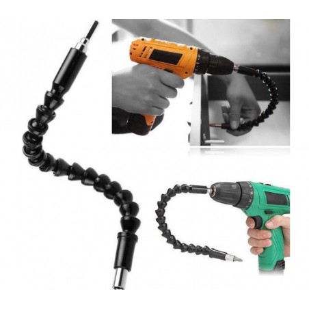 173724 Kit d'extension Snaker pour perceuses et tournevis 30cm avec accessoires