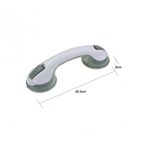 332450 Poignée de sécurité pour salle de bain RILUX avec ventouse antidérapante