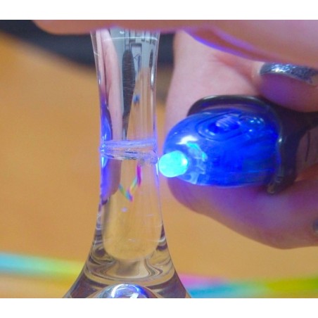 010422  Kit Super-Glue et  fixateur à lumière UV Réparation en 5 secondes