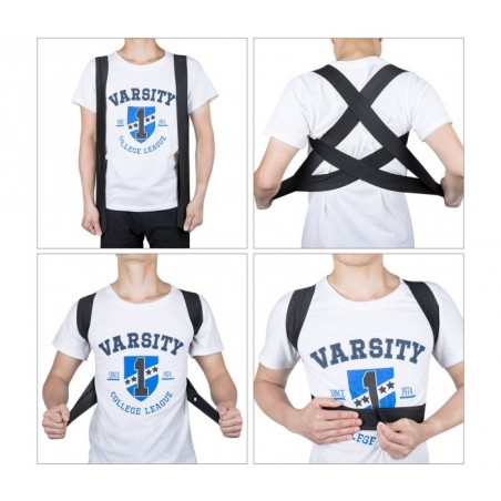 180524 Sangle posturale pour les épaules et le dos unisexe Posturx ajustable