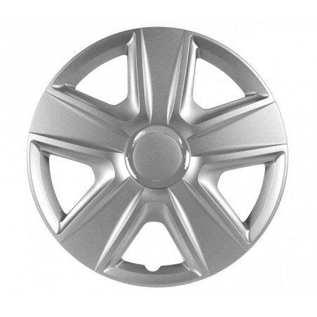 Jeu de 4 enjoliveurs 15 "plastique XONE ABS CC598 modèle ESPIRIT universel