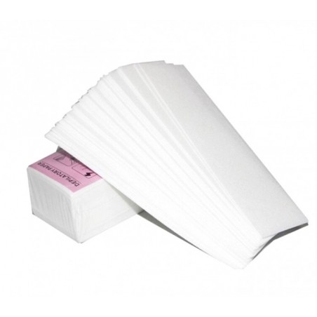 300 bandes de papier dépilatoire de 7x20 cm pour l'élimination de la cire