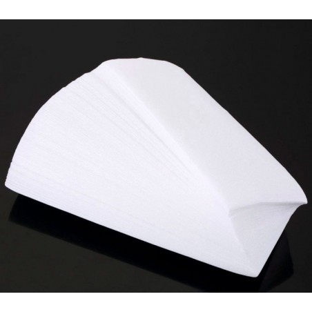 300 bandes de papier dépilatoire de 7x20 cm pour l'élimination de la cire