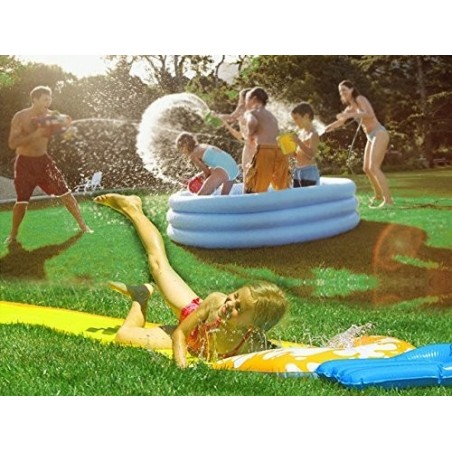 Tobogán acuático deslizante para niños y adultos 488 x 71 cm para el jardín Tobogán acuático deslizante para niños y adultos 488 x 71 cm para el jardín