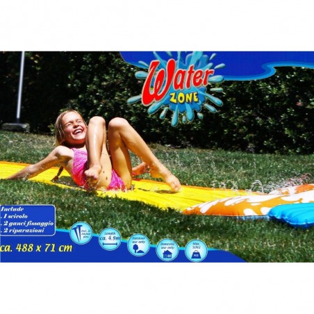 Tobogán acuático deslizante para niños y adultos 488 x 71 cm para el jardín Tobogán acuático deslizante para niños y adultos 488 x 71 cm para el jardín