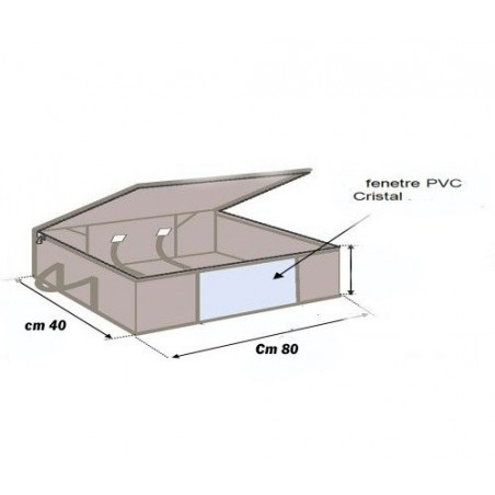 Organizador al vacío de ropa cambio de temporada para ahorrar espacio 80x40x15 cm - WELKHOME