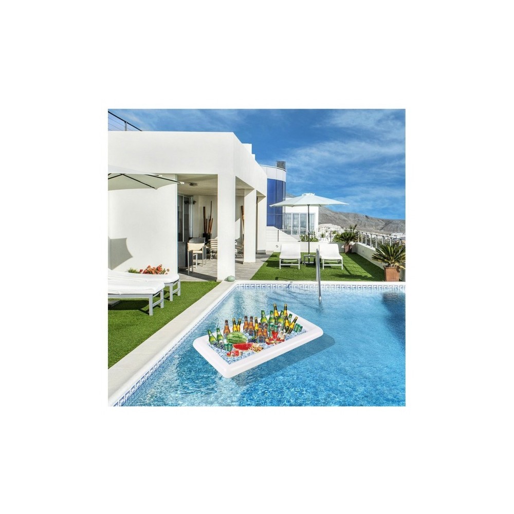 Coussin gonflable en PVC 134x64cm pour boissons...