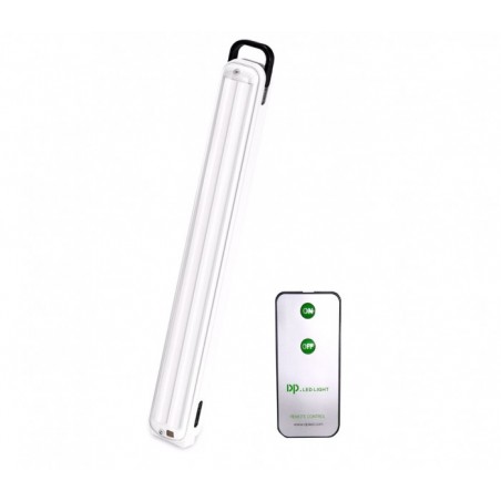 Lampe à LED rechargeable 717b 12W avec télécommande et 2 modes d'éclairage