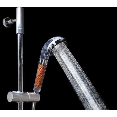 pommeau de douche MO HOME avec pierres minérales universelles