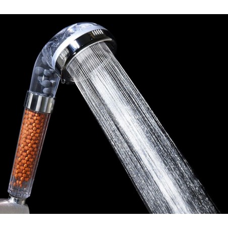 pommeau de douche MO HOME avec pierres minérales universelles