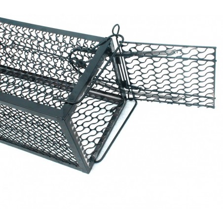 Piège en métal pour souris à ressort à pression automatique 24x11x11 cm NOIR