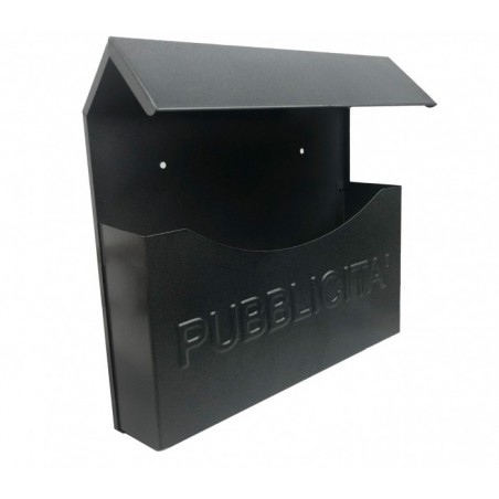 Art. 711 Boîte publicitaire Iron Grey avec protection anti-pluie 32x13x32 cm