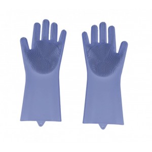 183693 Gants en silicone 2 en 1 avec éponge GLOVE BETTER multifonctionnel