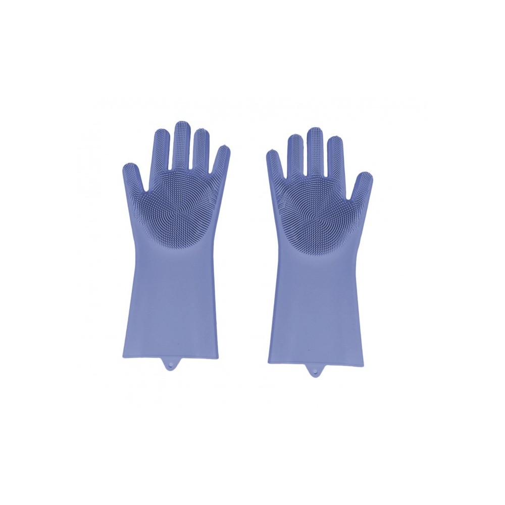 183693 Gants en silicone 2 en 1 avec éponge GLOVE BETTER multifonctionnel