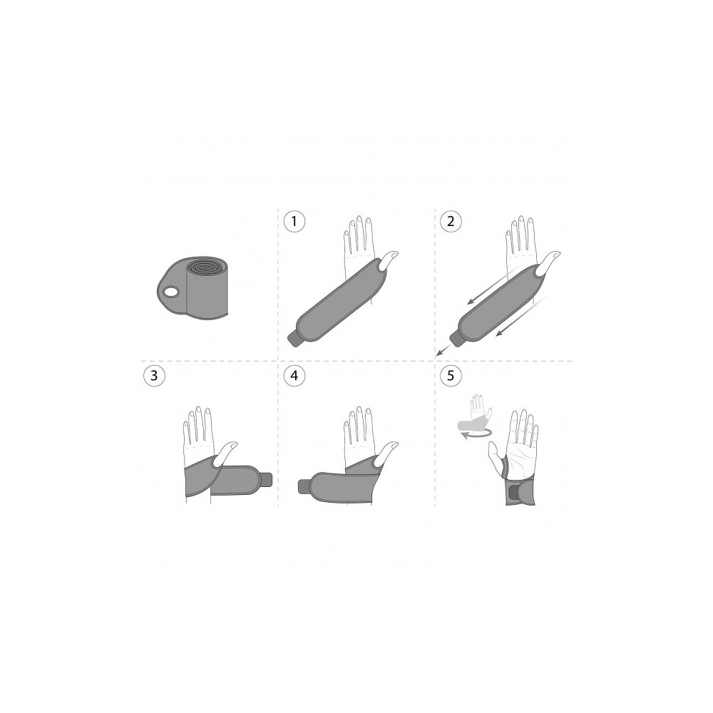 810075 Orthèse poignet Bande élastique...