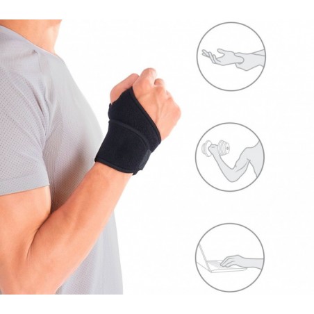 810075 Orthèse poignet Bande élastique Soulagement de l'inflammation SBK