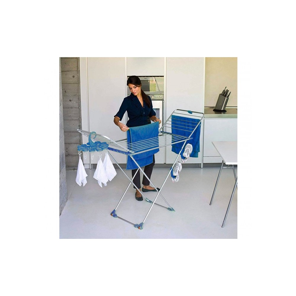 646601 Séchoir à linge vertical en acier...