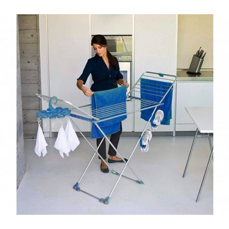 646601 Séchoir à linge vertical en acier VestiAmo CASA STENDLY 18 mt 178x55x105 cm