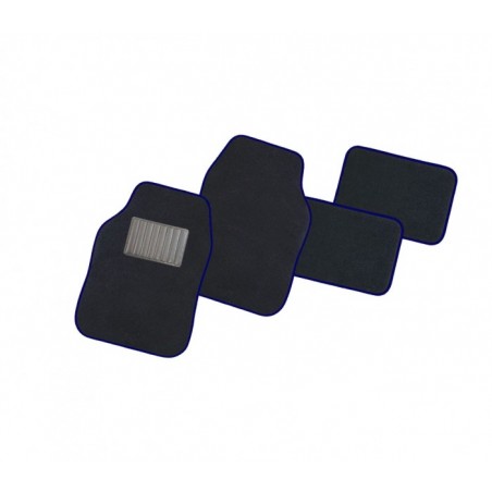 TA051 Ensemble de 4 tapis XONE SPEED avec fond antidérapant en 4 couleurs