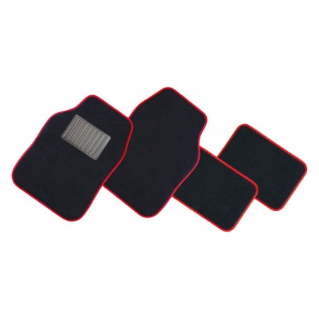 TA051 Ensemble de 4 tapis XONE SPEED avec fond antidérapant en 4 couleurs