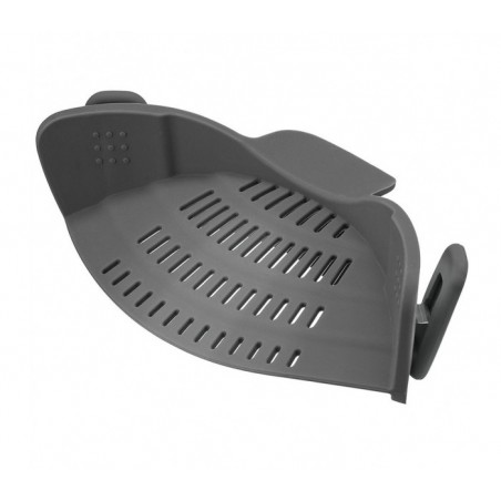 Passoire en silicone réglable avec pince de serrage pour marmitte 22x12x7cm