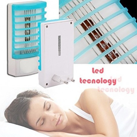 Repelente insecticida LED contra insectos mosquitos y moscas a corriente 12V