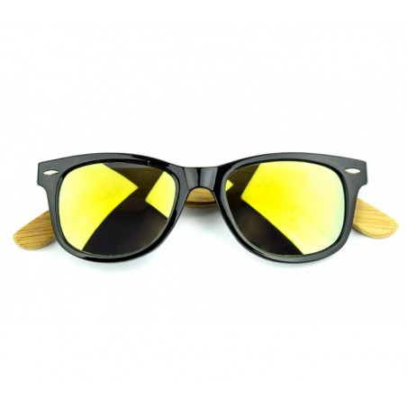 Pack de 5 lunettes de soleil  MWS AHEAD unisexes en bambou verres opaque