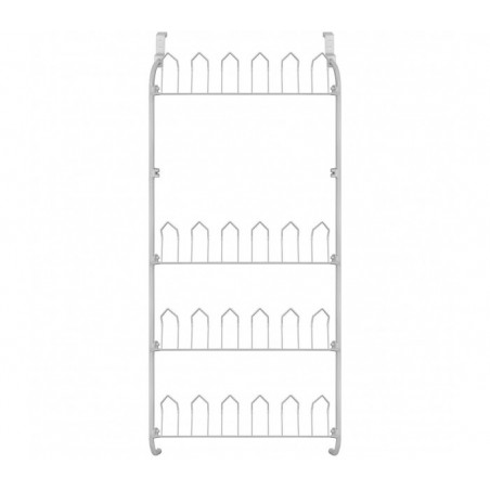 863849 Porte-chaussures  suspendu blanc pour chaussures 12 paires 17x60x145 cm