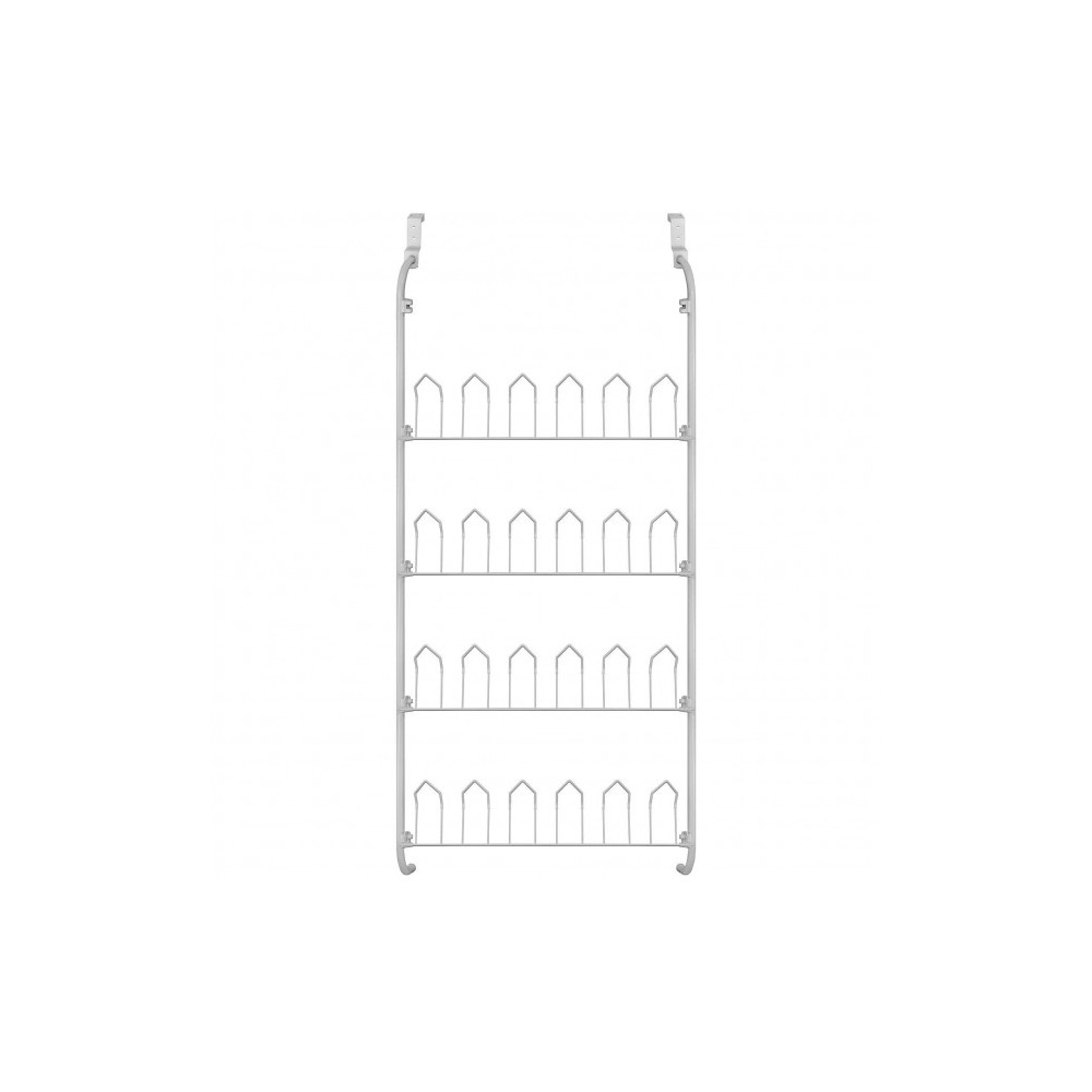 863849 Porte-chaussures  suspendu blanc pour chaussures 12 paires 17x60x145 cm