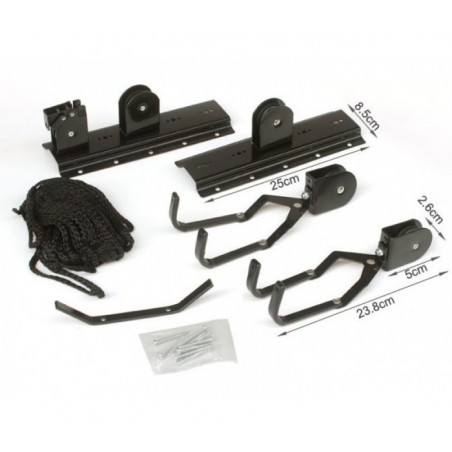 095639 Support Porte-vélos Dunlop Universal monté sur câble  20 kg max.