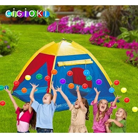 Tienda de campaña infantil en forma de iglú con ventana / 112x112x94 cm Linea Cigiochi Tienda de campaña infantil en forma de iglú con ventana / 112x112x94 cm Linea Cigiochi