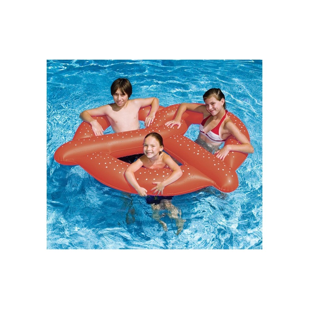 Bouée gonflable géante en forme de Bretzel de...