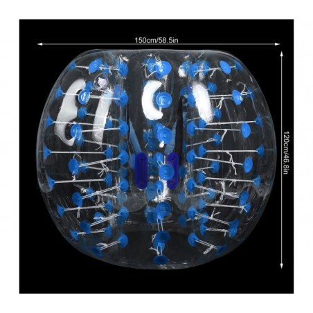 Ballon gonflable géant ballon de foot FUBUCA 150cm en PVC ultra résistant