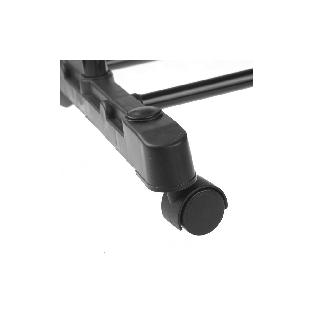 021027 Penderie extensible en métal avec roues...