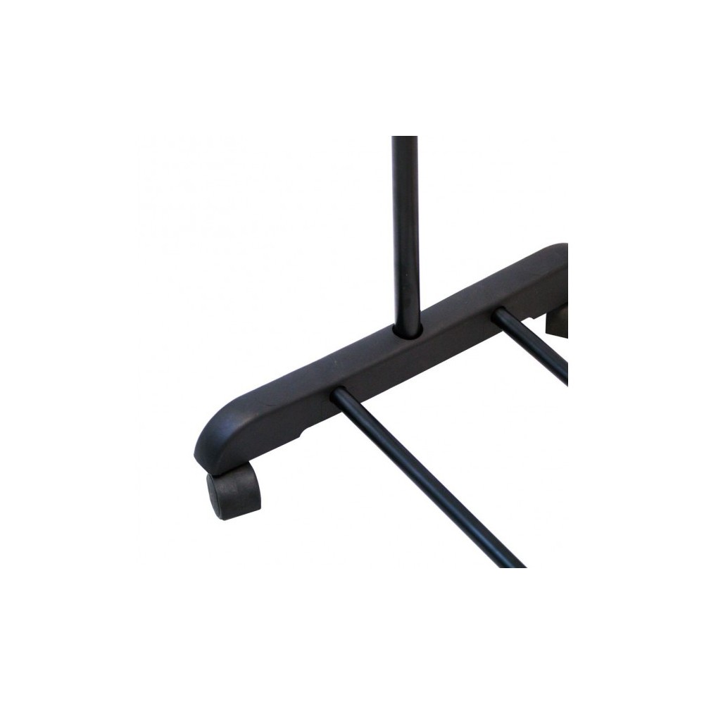 021027 Penderie extensible en métal avec roues...