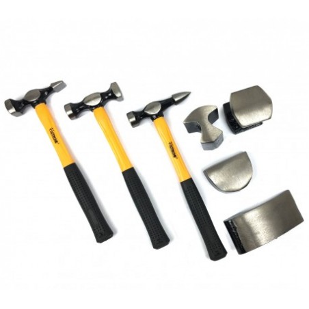 703688 Kit 7 Pcs rour réparation carrosseries HOETECHE avec malette