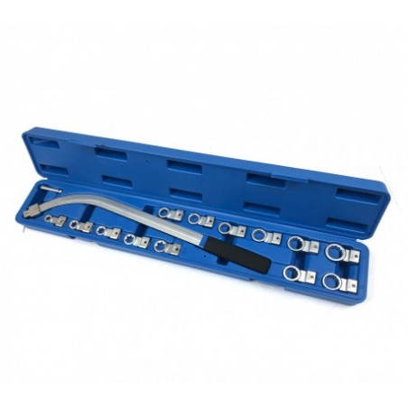 294219 Clé coudée de courroie 14pcs OXFORD 8 Têtes 12 Points 12/19 Mm 5 Torx