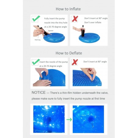 Coussin oscillant pour exercice calesténiques ou posturaux