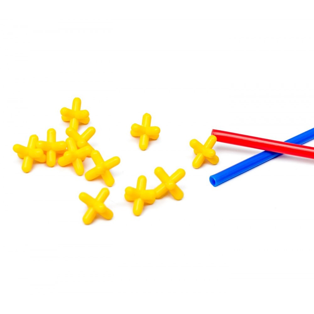 Set de pailles pour constructions 3D avec...