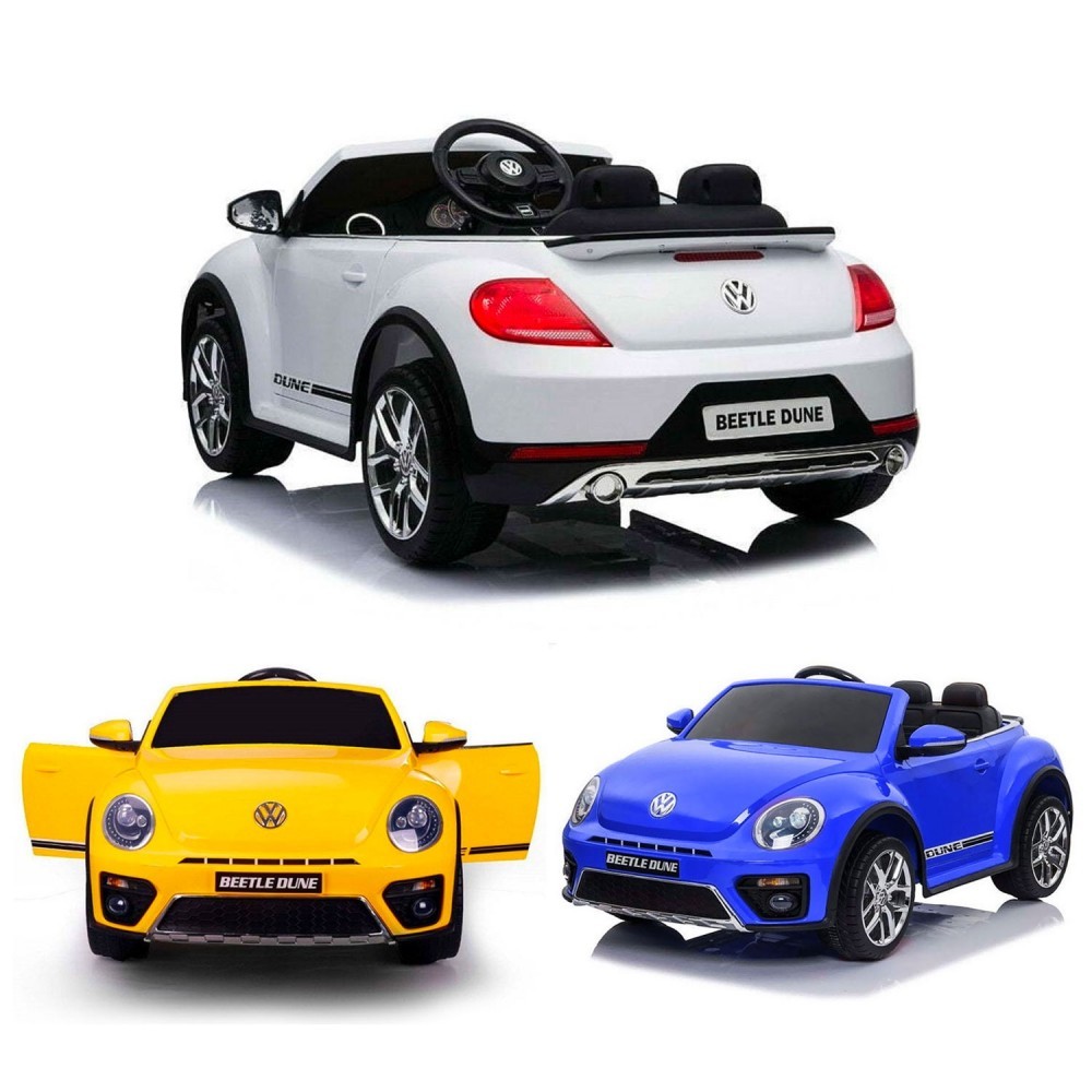 Voiture électrique biplace LT893 pour enfants VOLKSWAGEN Beetle 12V