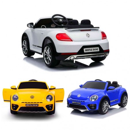 Voiture électrique biplace LT893 pour enfants VOLKSWAGEN Beetle 12V