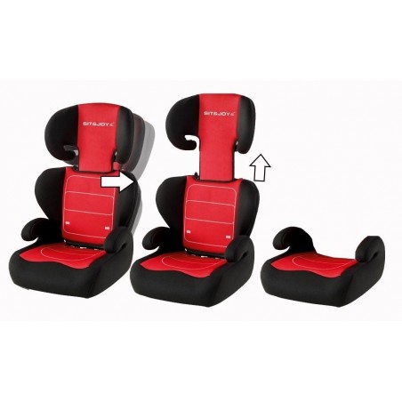 Silla de coche para niños - Grupo II/III de 4 a 12 años - de 15 a 36kg - hasta 1,35 m / SIT & JOY GO