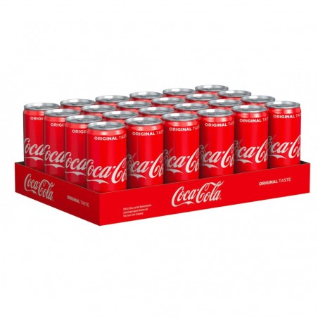 Pack économique COCA COLA 24 cannettes originales De 33 Cl