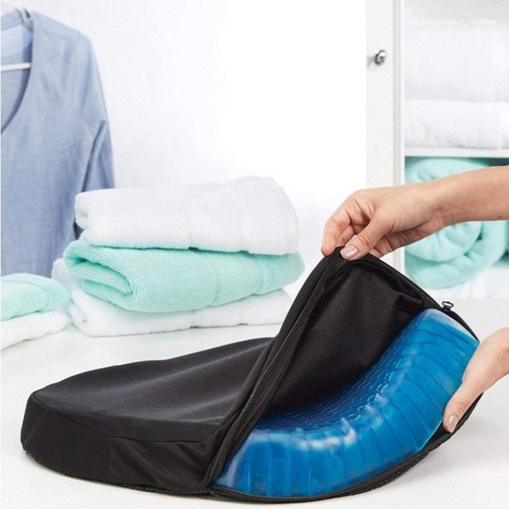 Coussin gel anti-escarres transparent 37x30x4cm...