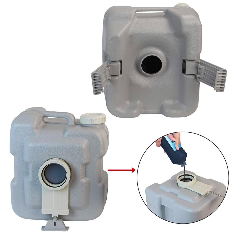 Toilette portable FUBUCA 20Lt avec pompe à...