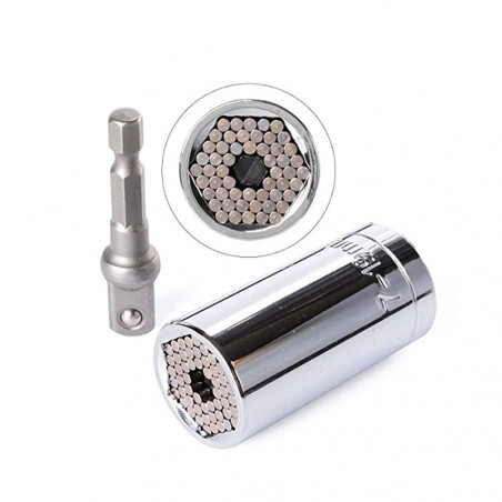 180623 Clé universelle 3 pièces multifonctions et  cliquet GATOR GRIP 7-19 mm