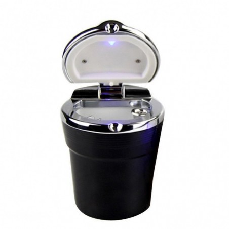 Cendrier de voiture XONE AI079 pour emplacement porte-gobelet et lumière à LED