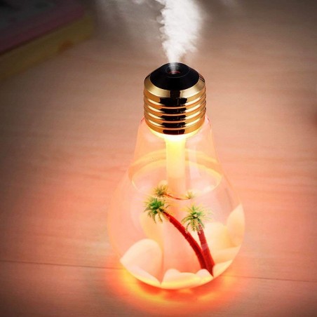 771726 BULB diffuseur d’aromathérapie chromothérapique en forme d’ampoule USB