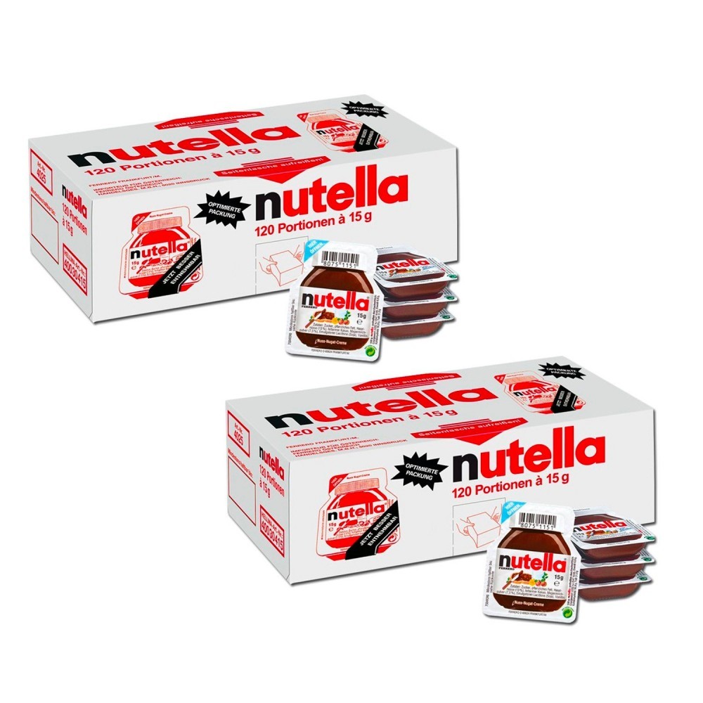 Ferrero Nutella save package 120 paquets de...
