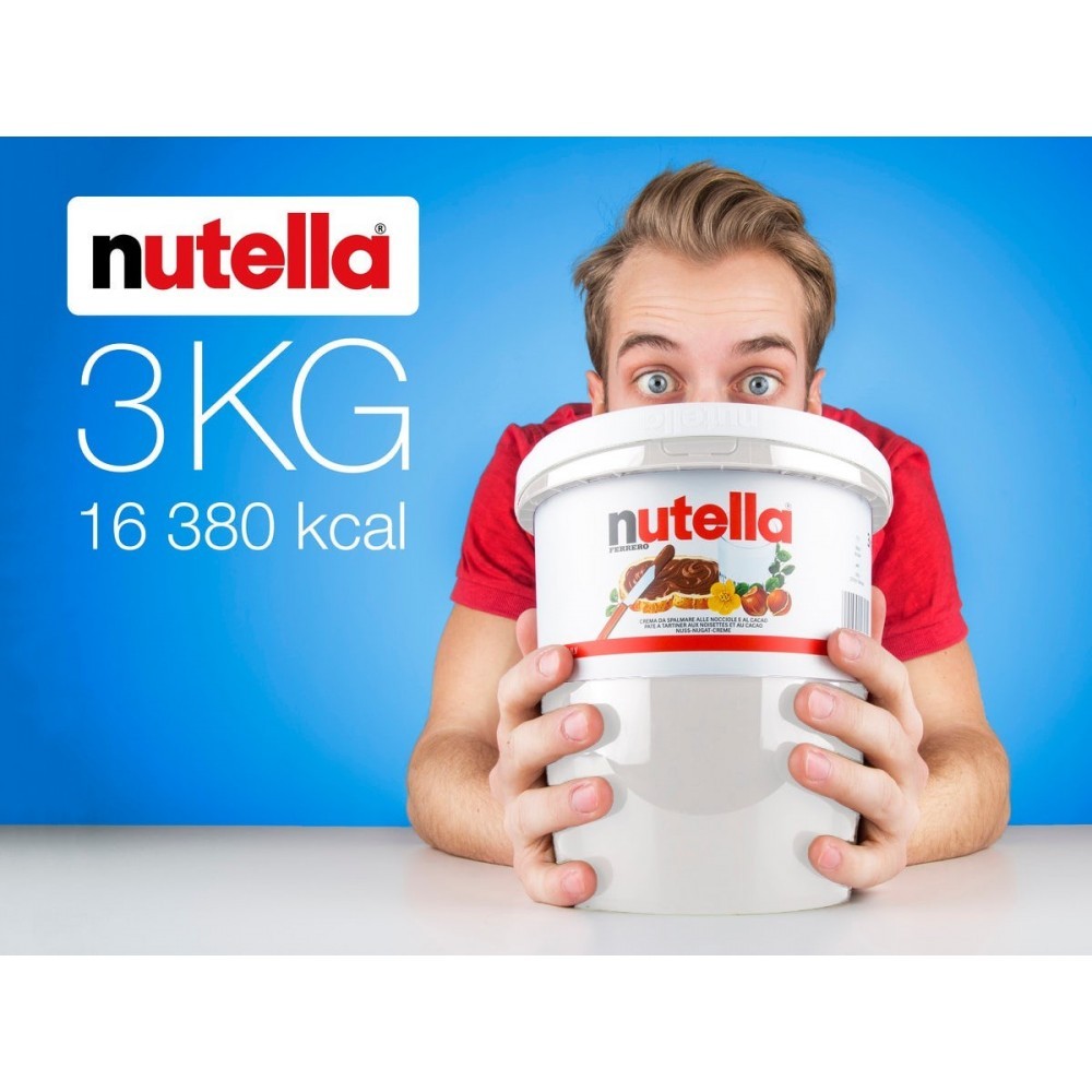 Nutella cacao format économique maxi pot 3 kg...